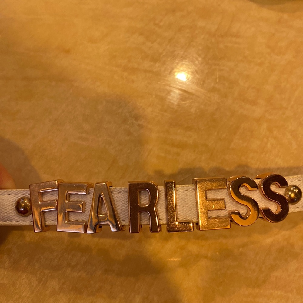 FEARLESS Button Bracelet